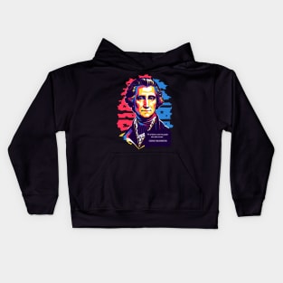 George Washington pop art Kids Hoodie